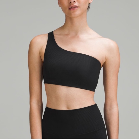 Sold Lululemon Ribbed Asymmetrical Bra - Picture 1 of 5